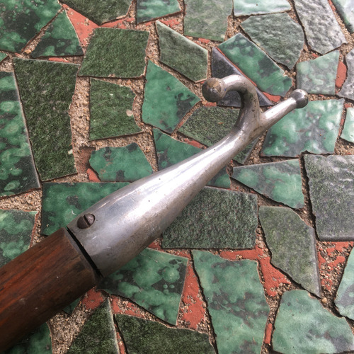 Viejo Remo En Madera Con Gancho Robador En Aluminio (Usado)
