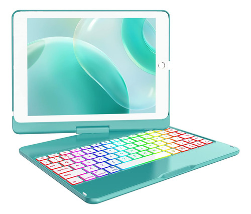 Funda Con Teclado Mmk / Para iPad 9.7  / Lake Blue