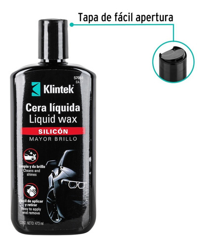 Cera Liquida Silicon Para Auto Brillo Pintura 473ml 57088