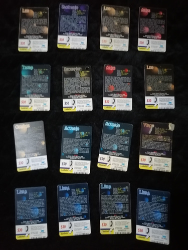 Tarjetas Telefónicas Colección Signos Zodiacal (Usado)