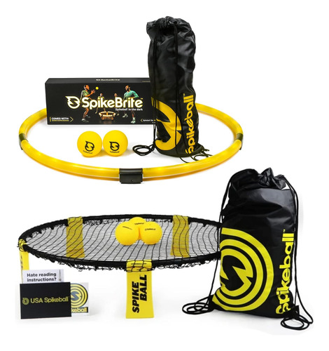 Kit De 3 Bolas Spikeball Standard, Juego Para El Patio Trase