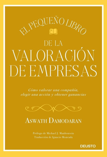 El Pequeã±o Libro De La Valoraciã³n De Empresas - Damodar...