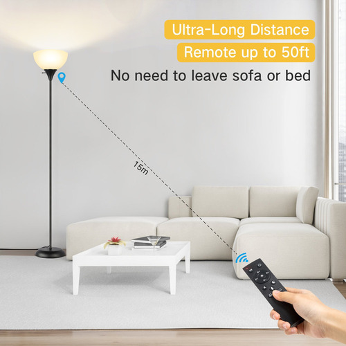 . Lampara De Piso Brillo Ajustable Moderna Minimalista