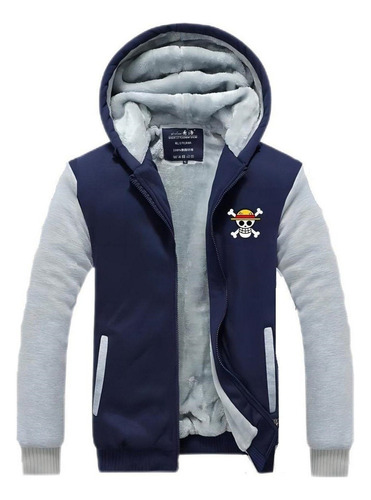 2025 Sudadera Con Capucha De Polar One Piece Monkey D. Luffy