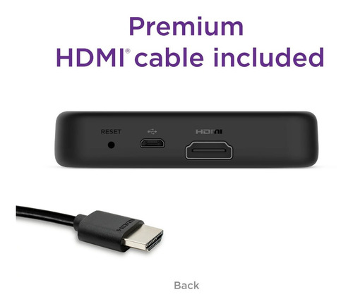 Imagen 4 de 9 de Roku Premier 3920r Smart Tv 4k Hdr Hdmi Netflix Streaming