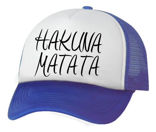 Gorra Hakuna Matata Truckers Snapback De Malla En Talla Únic