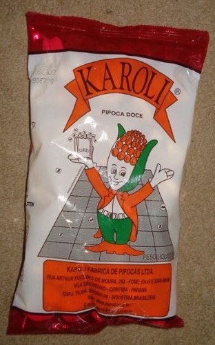Fardo 25 Unidades De Pipoca Doce Karoli - 50g Cada Pacotinho