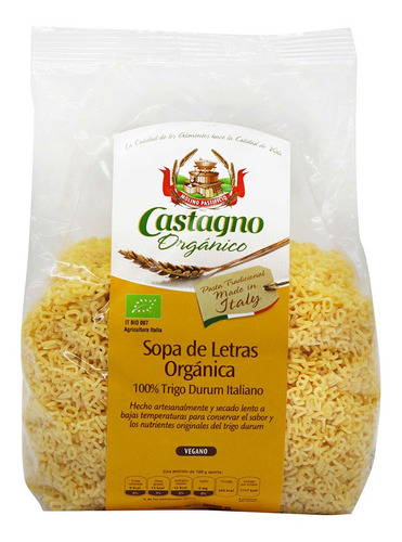 Sopa Castagno Sopa De Letras Orgánica 500g
