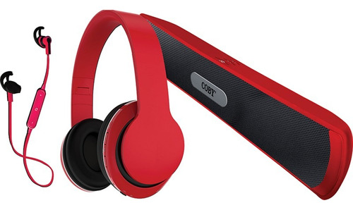 Parlante Portátil Bluetooth +headset+inear 3 In 1 Coby® Play