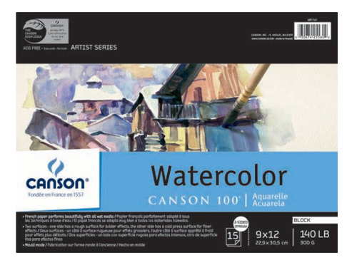 Canson Artist Series Plein Air - Papel De Acuarela Plegable,