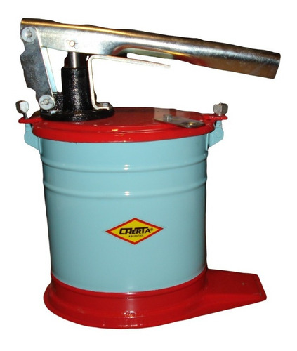 Imagen 3 de 6 de Grasera Engrasador Manual Cherta 5 Kg Con Manguera 1,5 Mts
