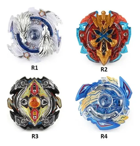 4 Piezas, Peonzas Bey Blade Burst Con Lanzador