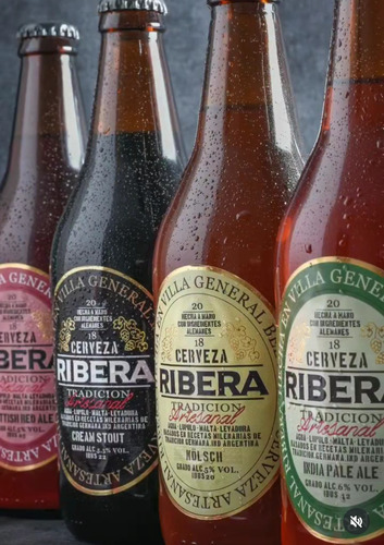 Cerveza Ribera Kolsch Artesanal + Copón Original Premiada