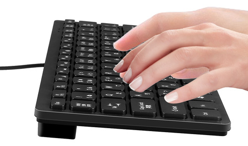 Teclado Bilingüe Japonés/inglés Usb Con Cable Para Tableta/w