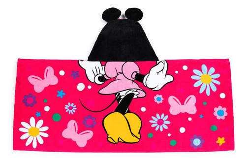 Toalla Niña Minnie Mouse Capucha Bata