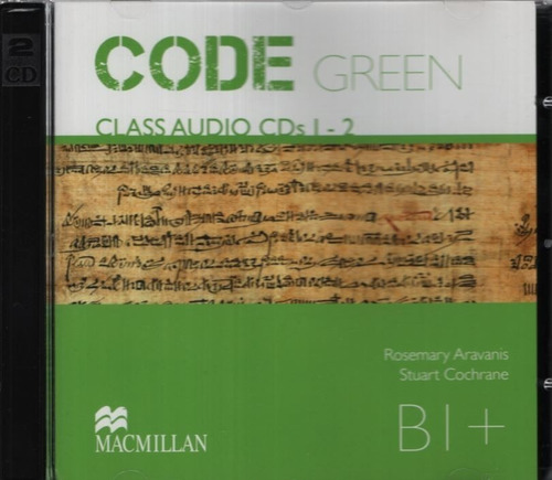 Code Green B1+ - Audio Cd