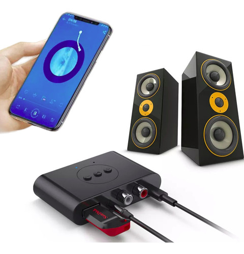 Receptor Bluetooth 5.0 Nfc Audífonos Parlante Equipos Sonido