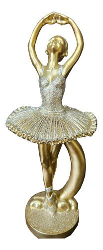 Escultura Bailarina 19 Cm Objeto Decorativo Diseño Tendencia