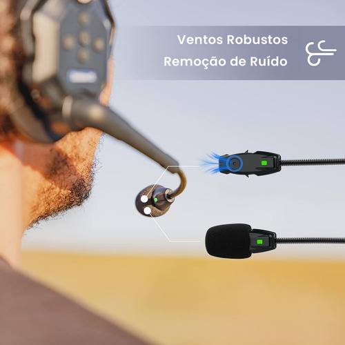 Fone Ouvido Hollyland Solidcom C1 Pro-6s Full Duplex 6 Fones