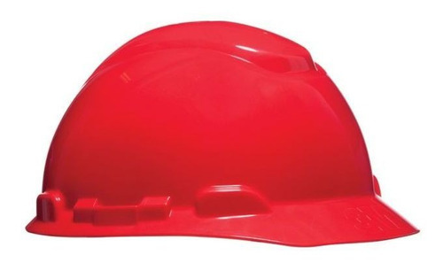 Capacete Com Aba Frontal Vermelho H-700 - 3m