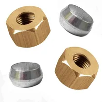 Comprar Juego 2 Tuercas 2 Virolas Caño Compresor 3\u002F8  24 25 50 100lt