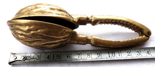 Monijor62-antiguo Coleccion Nuez Rompe Nueces Bronce (Usado)