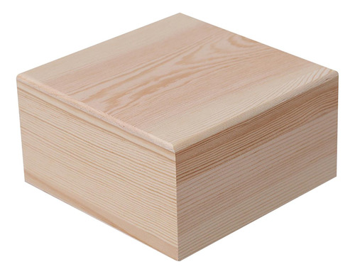 Caja De Madera Para Guardar Secretos Y 15cmx15cmx8cm