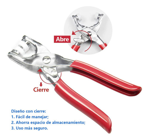 Pinza Kam Botón Presión Broche T5 11 Colores 804 Pcs