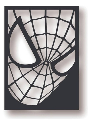 Cuadro Spider-man Decorativo En Madera Mdf 30x21cm