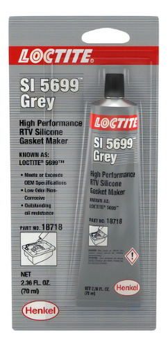 Adhesivo Loctite Si 5699 Grey 70ml Formador De Junta Color Gris