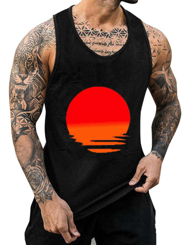 Camiseta Manga Algodon Para Hombre Moda Playa 2023 Grafica