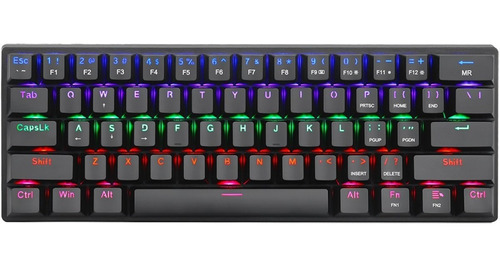 Teclado Gamer T-dagger Arena T-tgk321-br Rainbow Rgb 60%