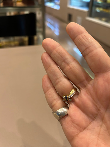 Anillo Plata 925 Italy De 13,90 Grs Sellado Diseño Único Plateado (Usado)