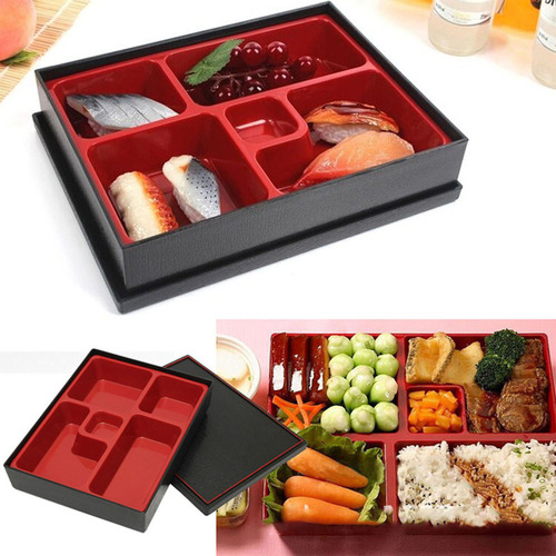 Nuevo Fiambrera De Sushi Japonesa, Caja Bento, De Plástico