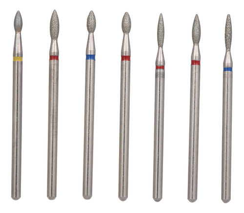 Juego De 7 Brocas Eléctricas De Diamante Para Uñas, Fresa A