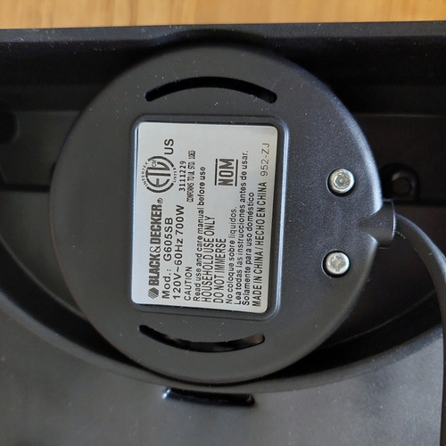 Sandwichera Eléctrica Black And Decker Panini (Usado)