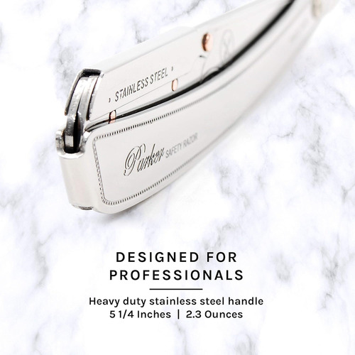 Parker Srx 100% Acero Inoxidable Con Borde Recto Professi...