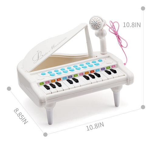 Piano De Juguete Para Niñas Con Teclado De Juguete, Regalo D