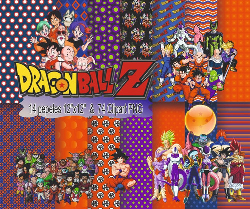 Papeles Digitales - Dragon Ball I0 Z  - Fondos Y Clipart