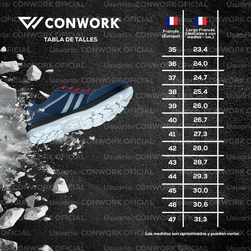 Imagen 5 de 9 de Zapatilla De Trabajo Aluminio Conwork