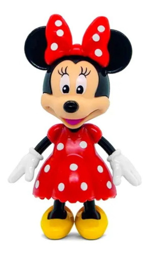 Imagem 4 de 6 de Boneca Da Minnie Com Óculos E Mochila 13cm Elka