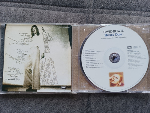Cd David Bowie - Hunky Dory (1971) 1999 Remaster Edition (Usado)