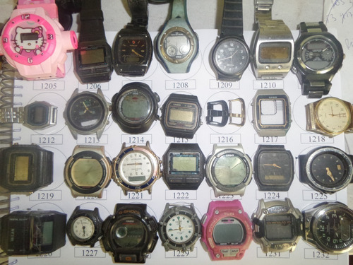 Lote 5 Sucatas Casio E Outros- Máquina Do Tempo