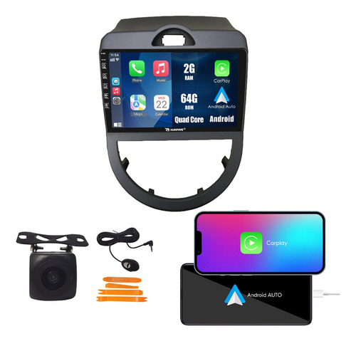 Cradio Estéreo Android Para Kia Soul 2010-2013 2+64g