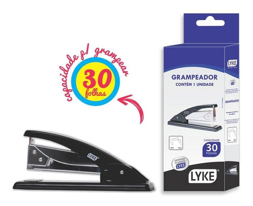 Grampeador Para 30 Folhas Lo101-292 Lyke