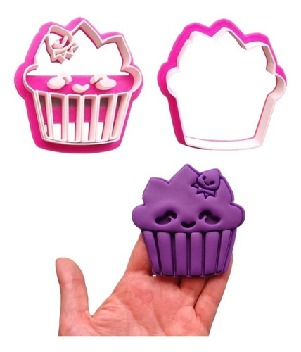 Cortadores De Galletas Cupcake Niños Dulce Molde Fondant