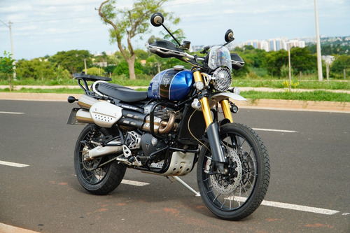 Triumph Scrambler 1200 Xe Azul - Ano 2019/2020 - Revisões Cs