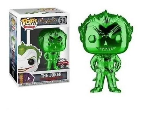 Figura  The Joker Batman Special Edition Chrome Green #53