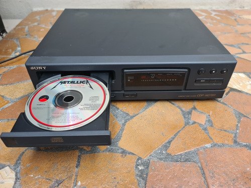Toca Cd Player Sony Cdp M27br Usado Sem Controle Remoto