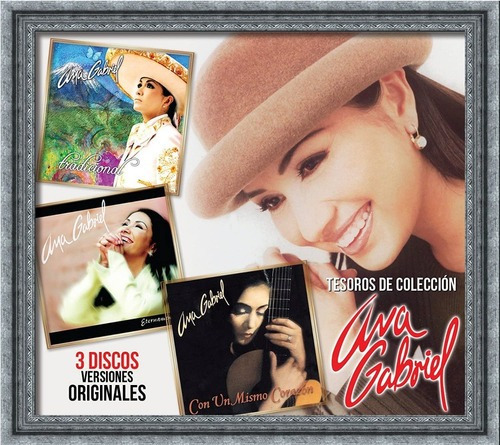 Ana Gabriel Tesoros De Coleccion 1 Box 3 Discos Cd